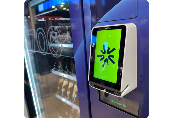 Vending machine with digital terminal