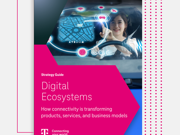 Omslag till vitboken om digitala ekosystem
