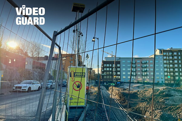 Construction site with video surveillance from AddSecure