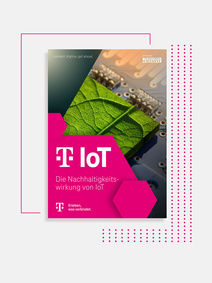 Whitepaper Cover Nachhaltigkeitswirkung von IoT
