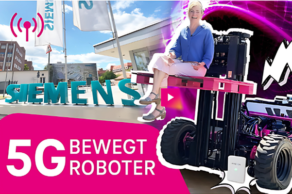 Thumbnail Video „5G bewegt Roboter“